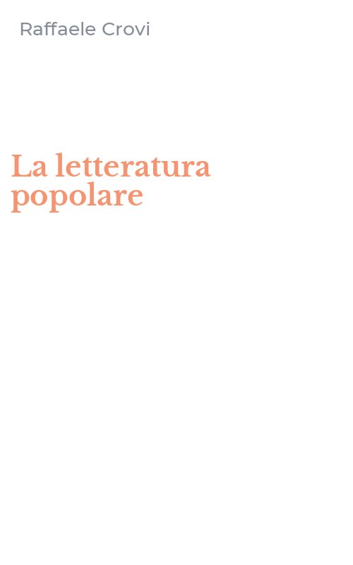 La letteratura popolare
