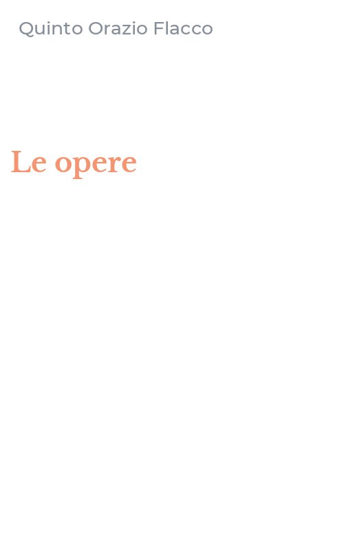 Le opere