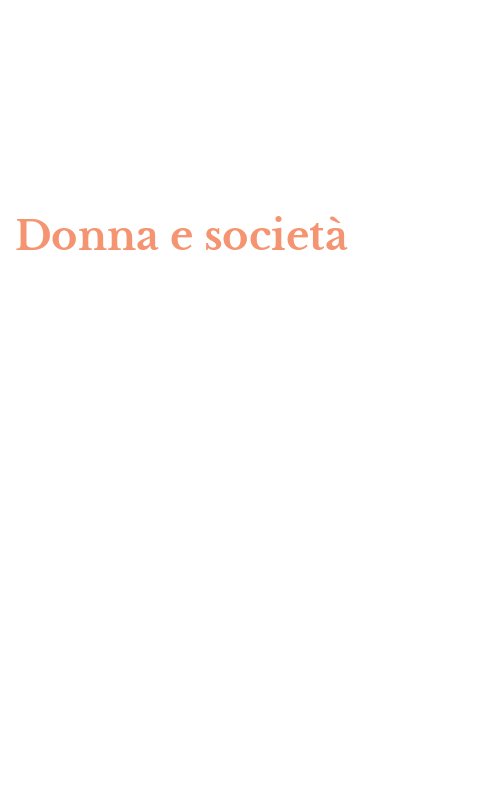 Donna e società
