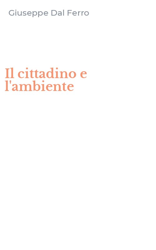 Il cittadino e l'ambiente
