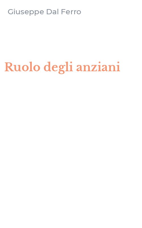 Ruolo degli anziani