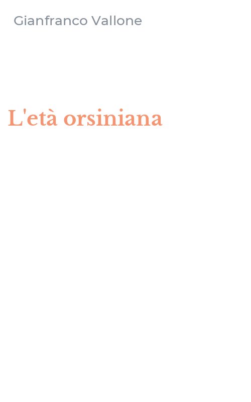 L'età orsiniana