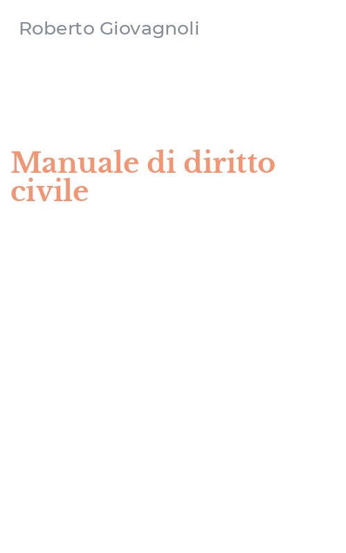 Manuale di diritto civile