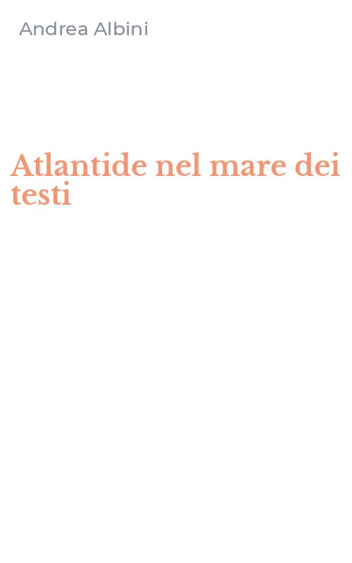 Atlantide nel mare dei testi