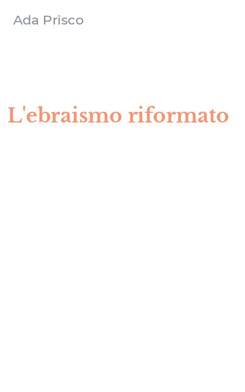 L'ebraismo riformato