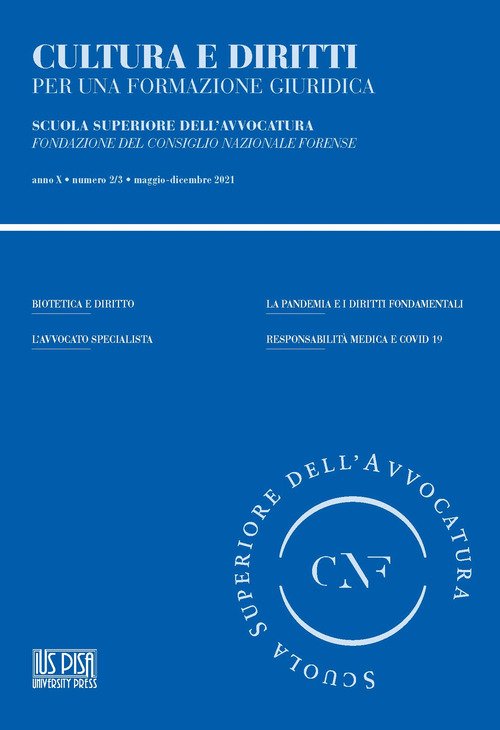 Cultura e diritti. Per una formazione giuridica