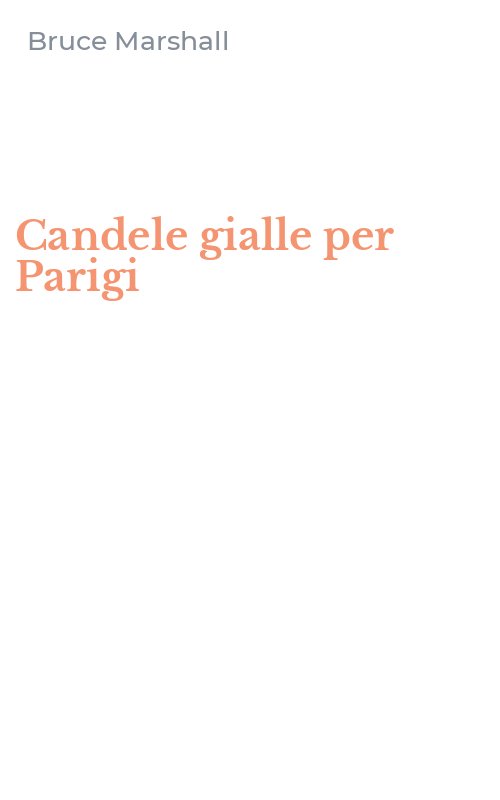 Candele gialle per Parigi