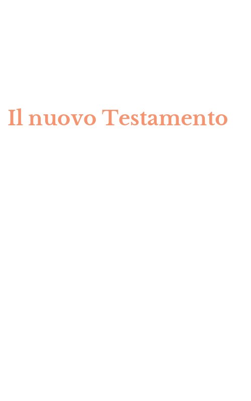 Il nuovo Testamento