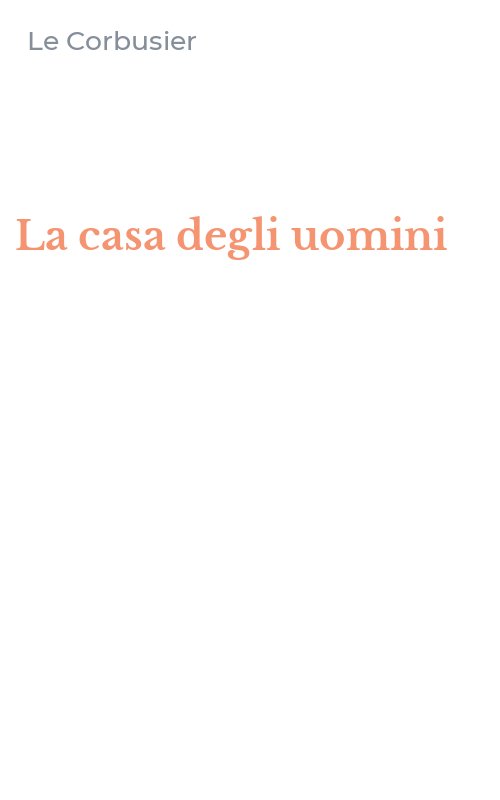 La casa degli uomini