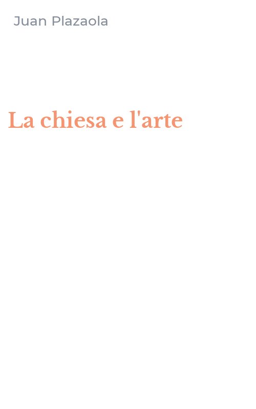 La chiesa e l'arte