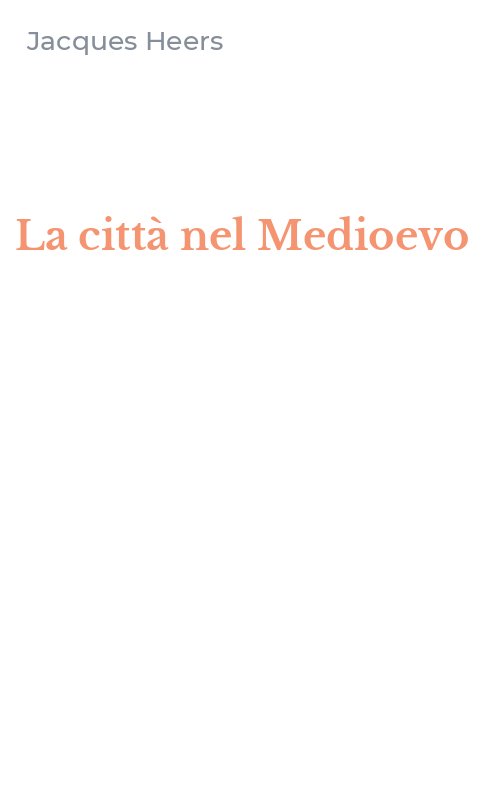 La città nel Medioevo