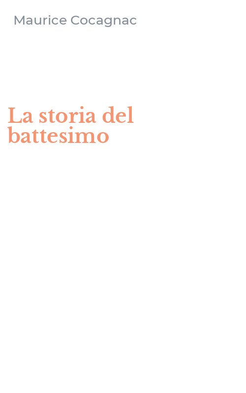La storia del battesimo
