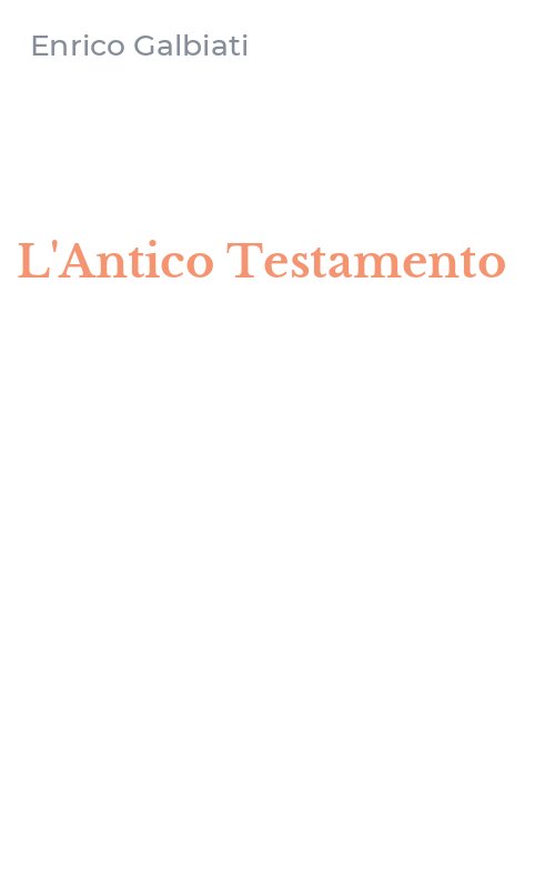 L'Antico Testamento