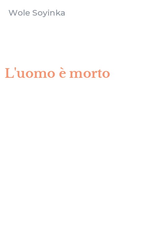 L'uomo è morto
