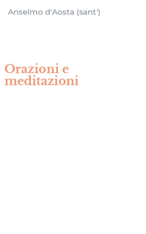 Orazioni e meditazioni
