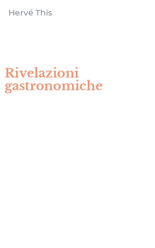 Rivelazioni gastronomiche