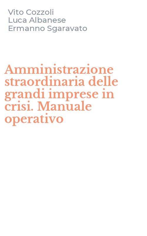 Amministrazione straordinaria delle grandi imprese in crisi. Manuale operativo