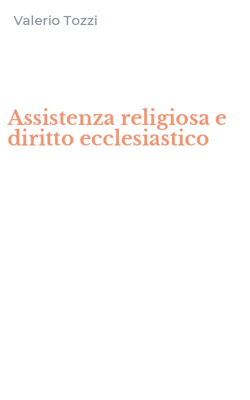 Assistenza religiosa e diritto ecclesiastico