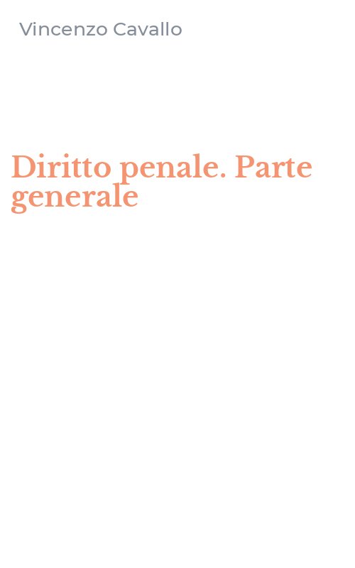 Diritto penale. Parte generale