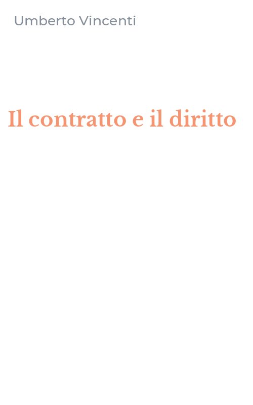 Il contratto e il diritto