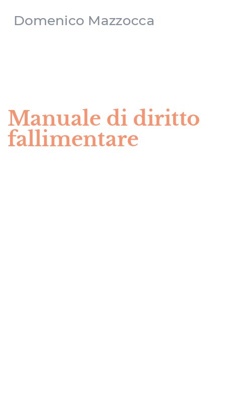 Manuale di diritto fallimentare