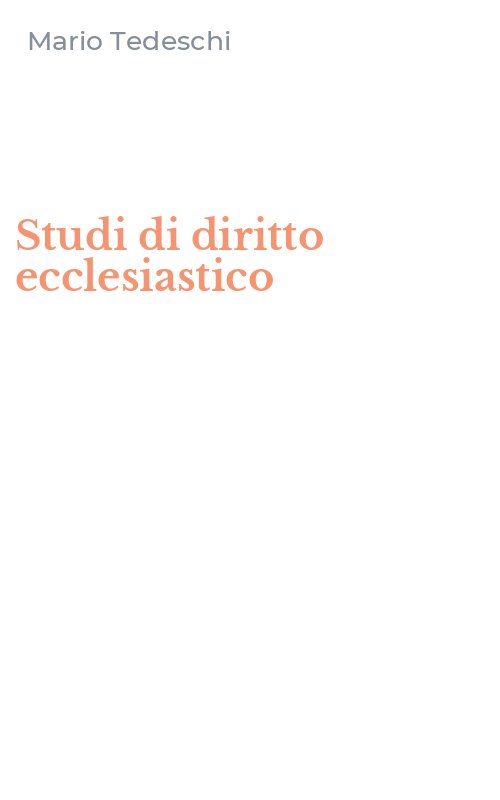 Studi di diritto ecclesiastico
