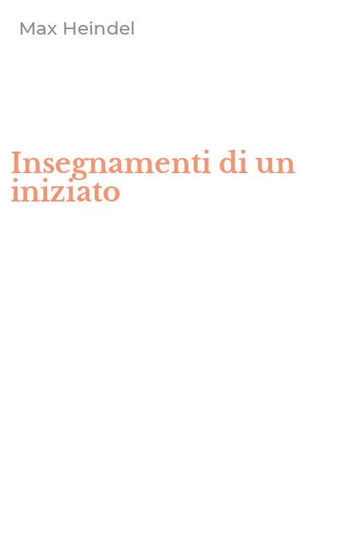 Insegnamenti di un iniziato