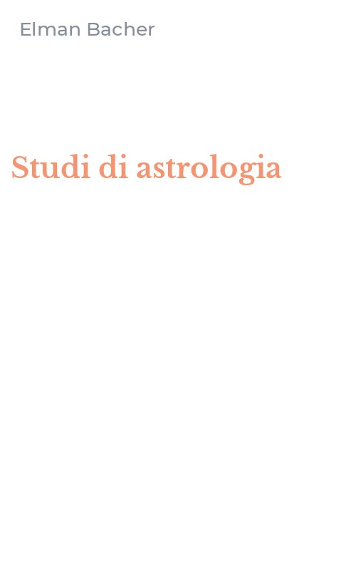 Studi di astrologia