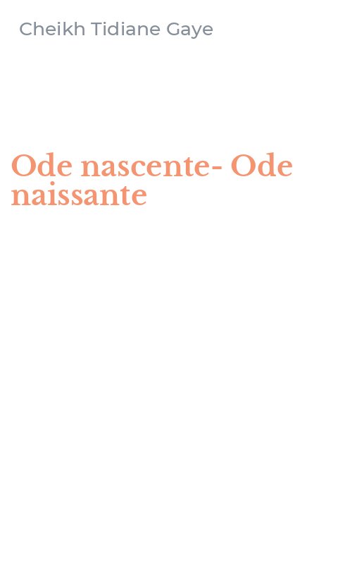 Ode nascente-Ode naissante