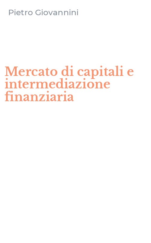 Mercato di capitali e intermediazione finanziaria