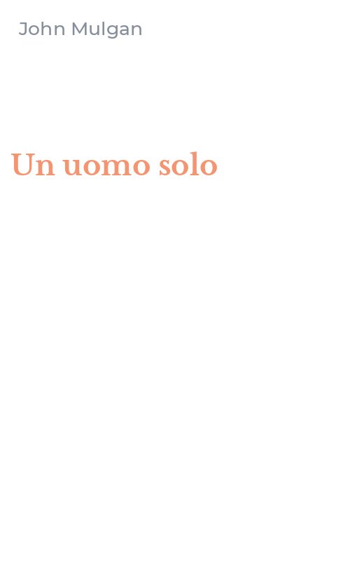 Un uomo solo