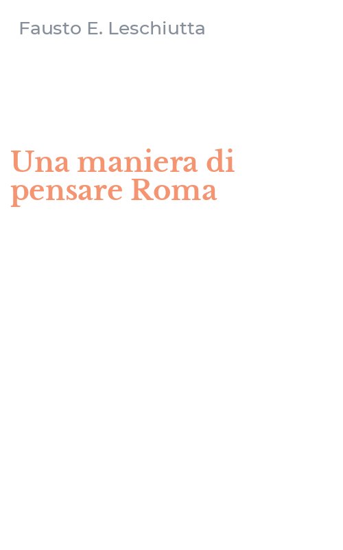 Una maniera di pensare Roma