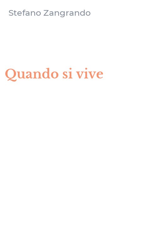 Quando si vive
