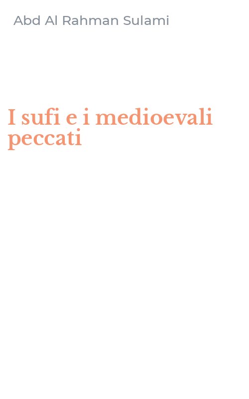 I sufi e i medioevali peccati