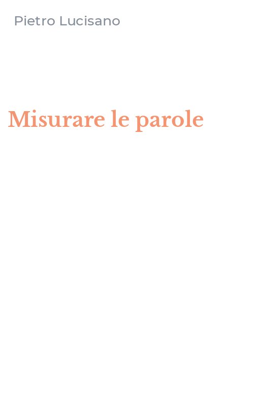 Misurare le parole