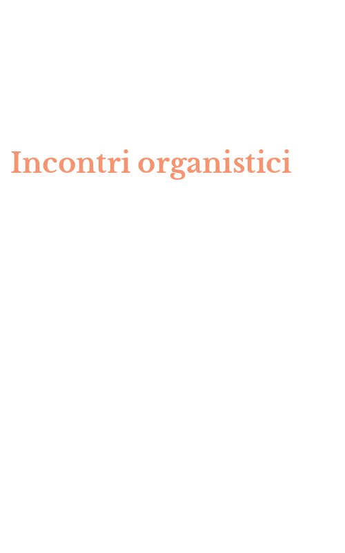 Incontri organistici
