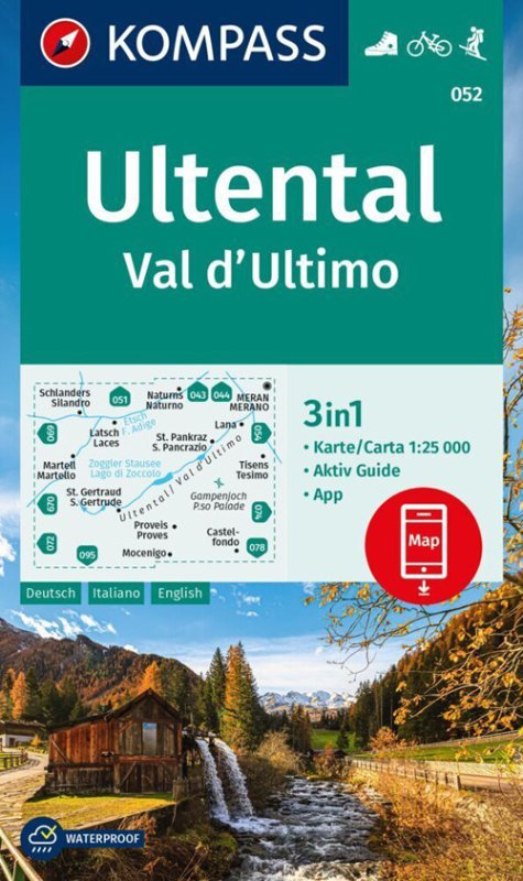 Carta escursionistica n. 052. Val d'Ultimo