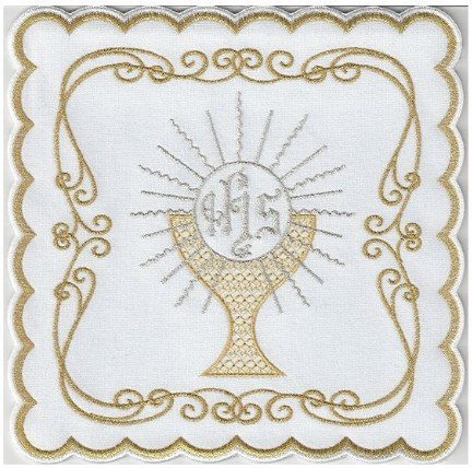 PALLA CALICE IHS RAGGI