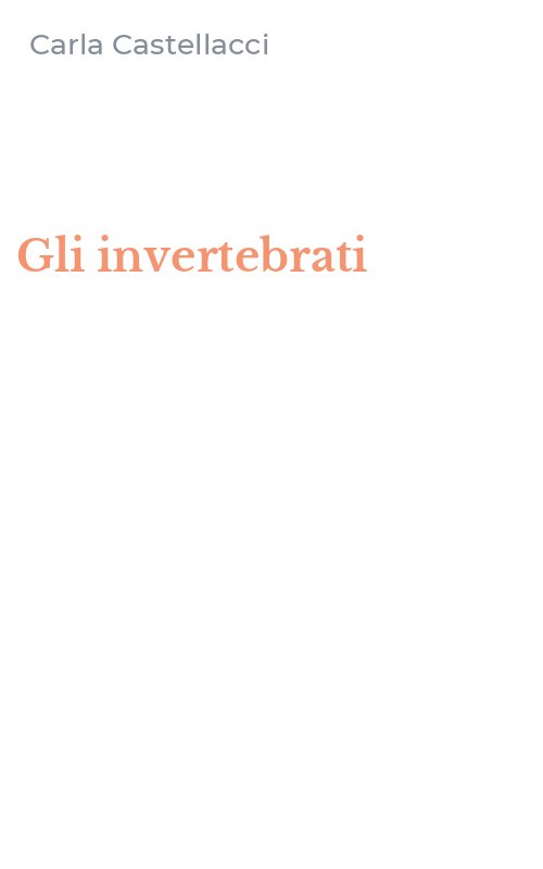 Gli invertebrati