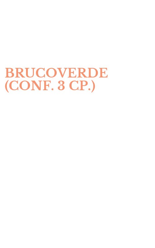 BRUCOVERDE (CONF. 3 CP.)