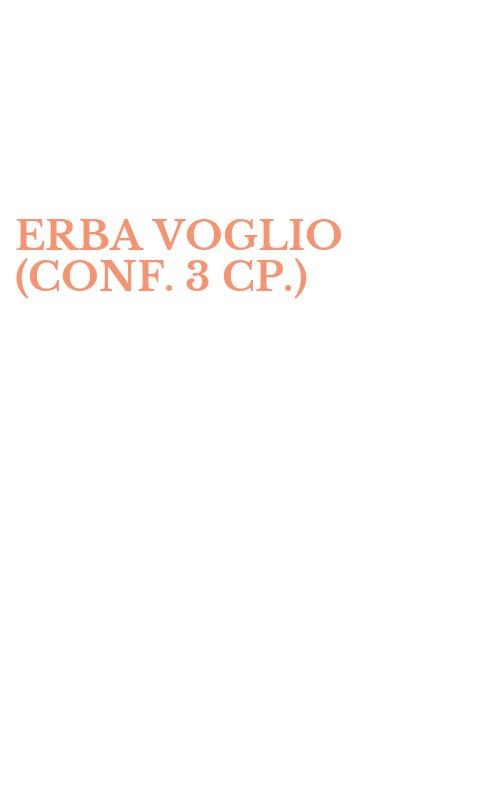 ERBA VOGLIO (CONF. 3 CP.)