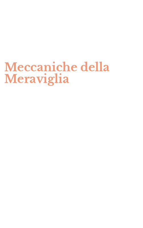 Meccaniche della Meraviglia