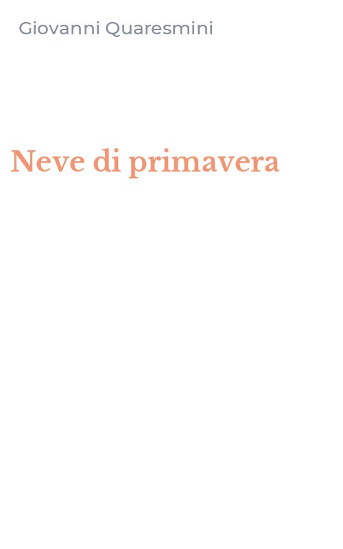 Neve di primavera