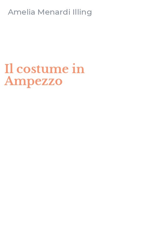 Il costume in Ampezzo