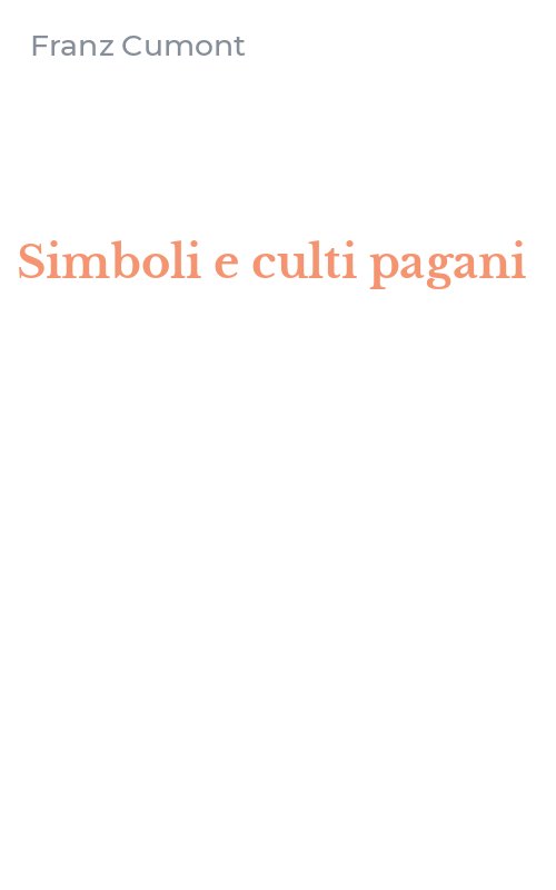 Simboli e culti pagani