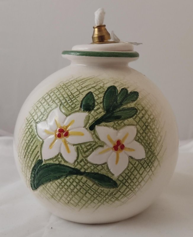 LAMPADA A SFERA IN CERAMICA