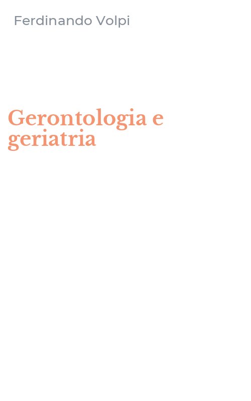 Gerontologia e geriatria