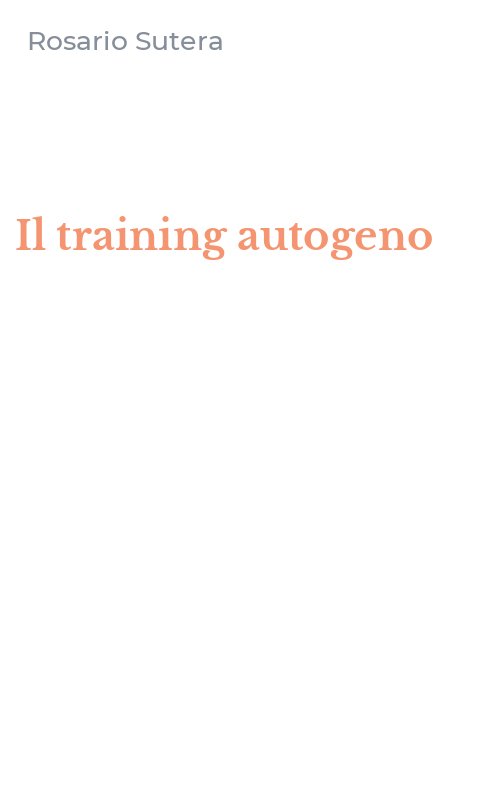 Il training autogeno