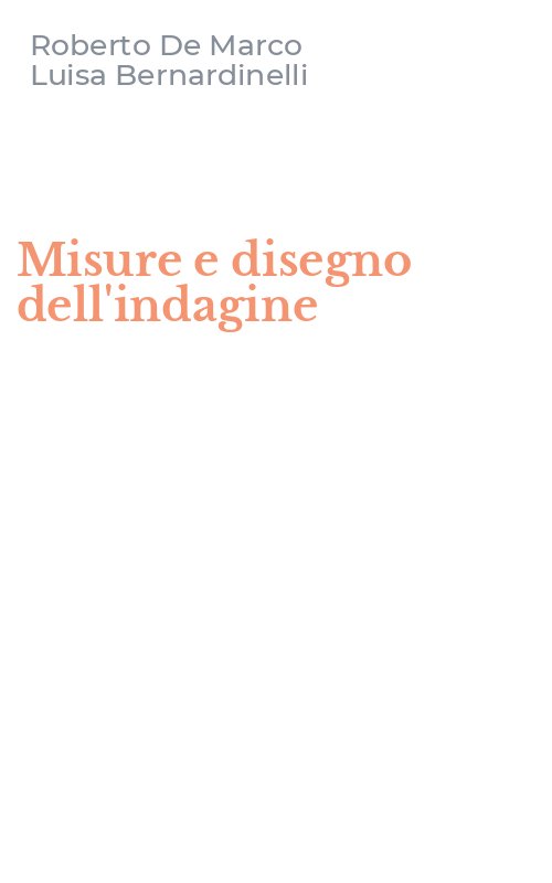 Misure e disegno dell'indagine
