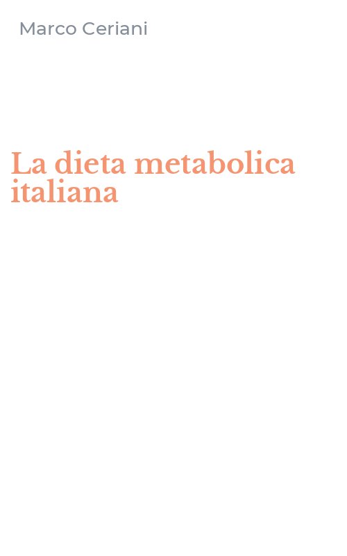 La dieta metabolica italiana
